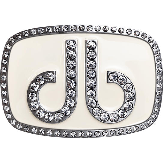Druh db Diamante Buckle - White