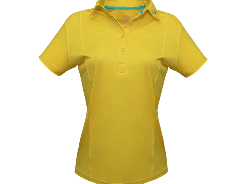 Yellow Designer Polo - Women's