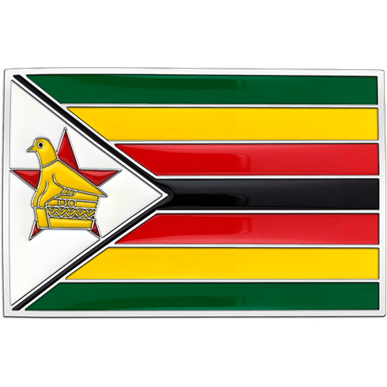 Zimbabwe Flag Buckle